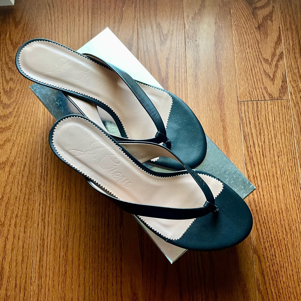 J.Crew Leather Thong Sandals